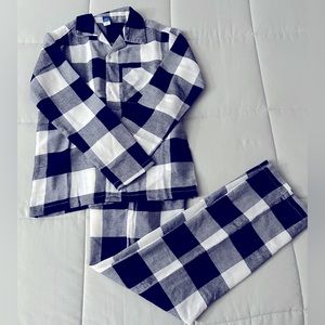 Boys plaid pajama set